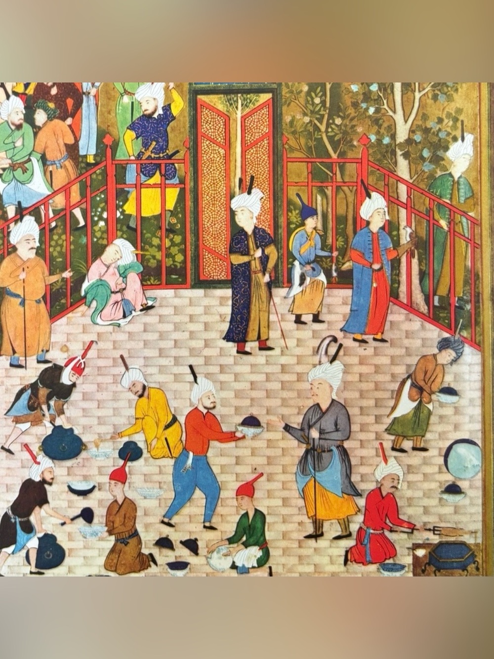 MURAQQA GULSHAN Original 1950’s Vintage Fine Art Print Antique Persia Persian